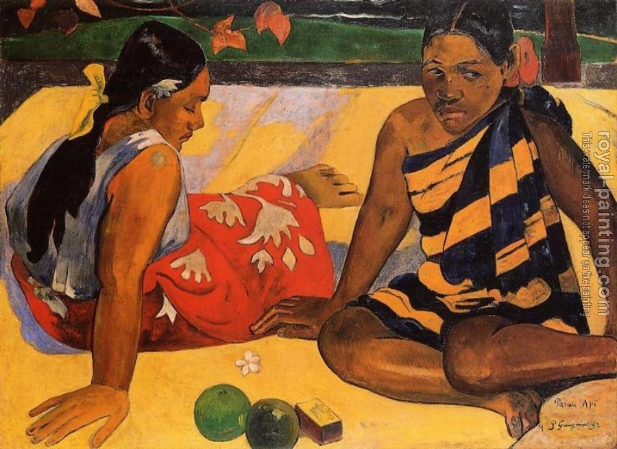 Paul Gauguin : What News